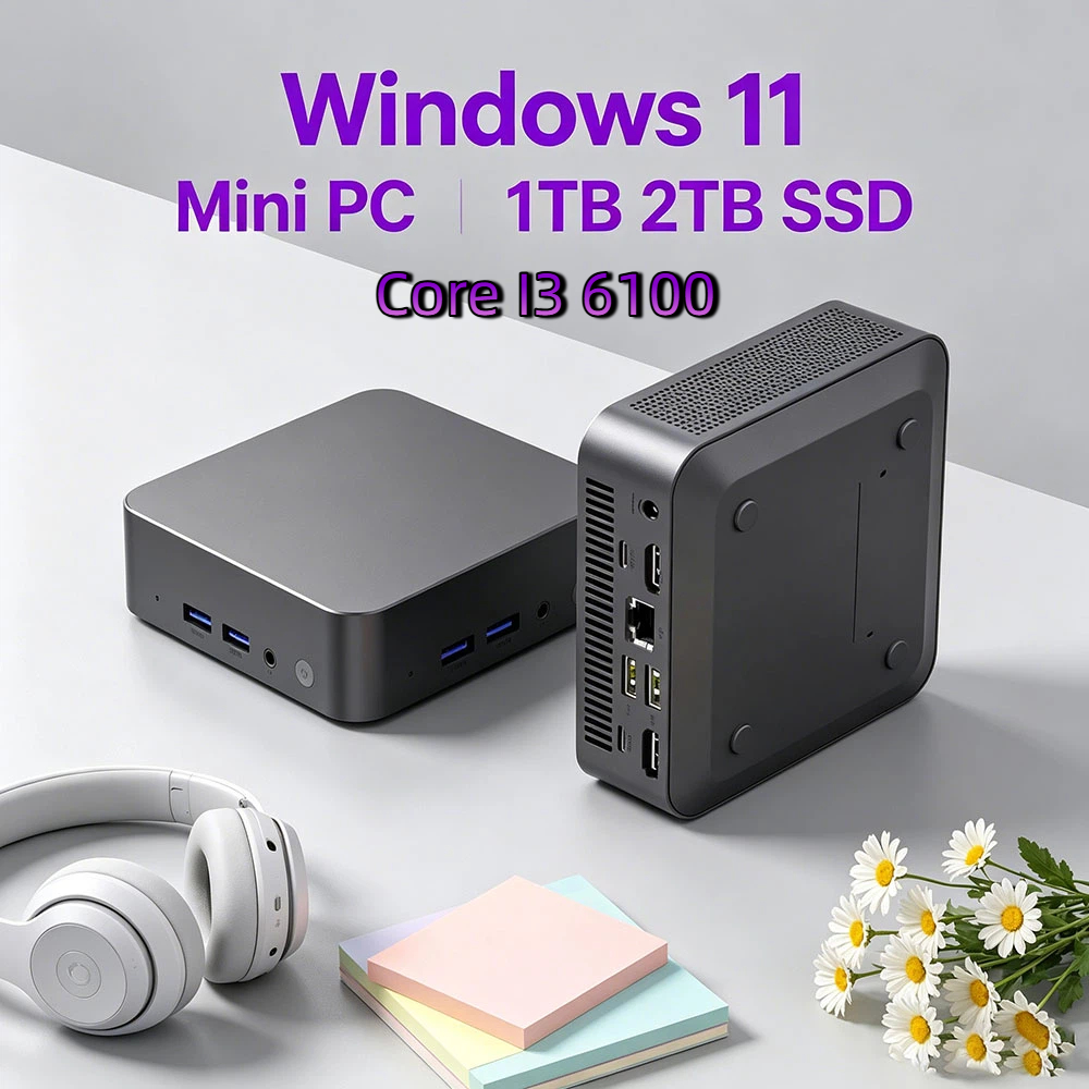 Pc Gaming All In One - Мини-ПК Core I3 6100 с Windows