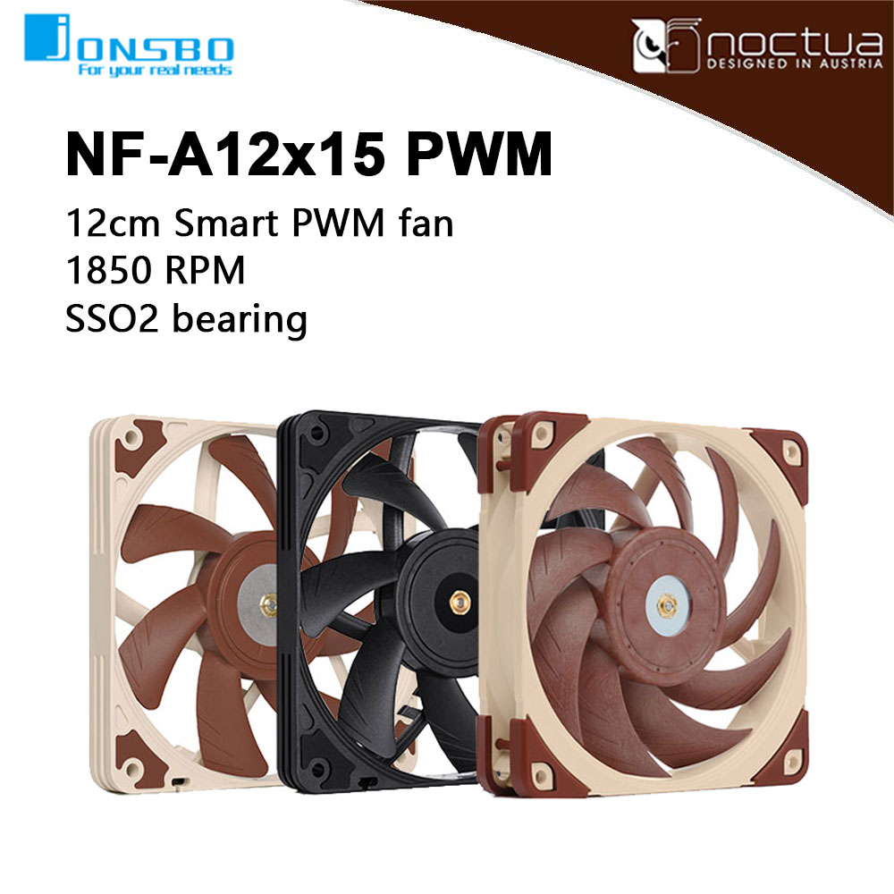Pc Case Fan - Noctua NF-A12x15 PWM Chromax.black.swap 120 мм