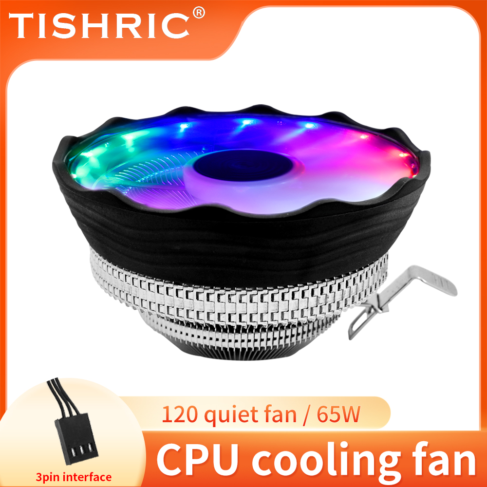 Pc Case Fan - TISHRIC Вентилятор охлаждения процессора RGB PWM