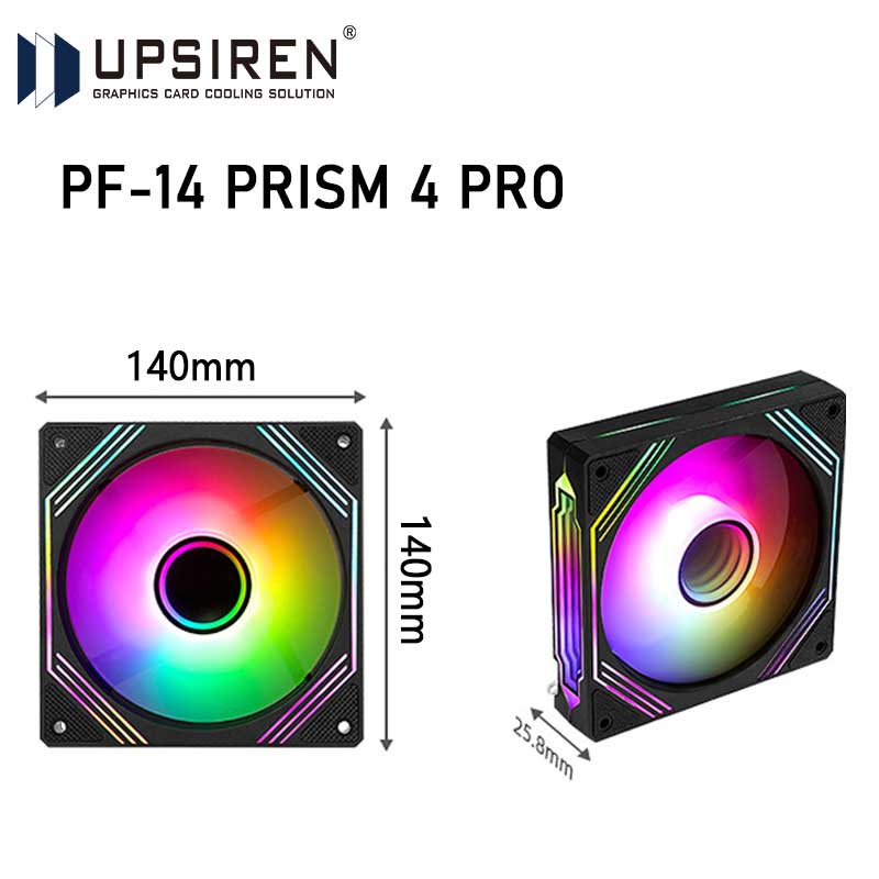 Pc Case Fan - UPSIREN PF-14 PRISM 4PRO Вентилятор для