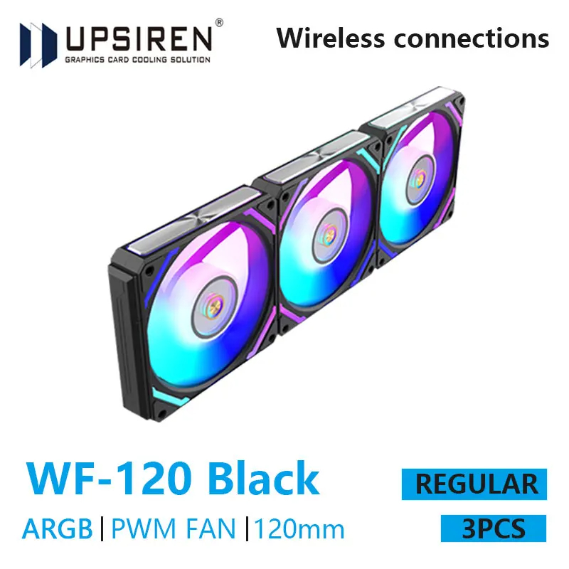 Pc Case Fan - UPSIREN WF-120 ARGB PWM 3 шт.