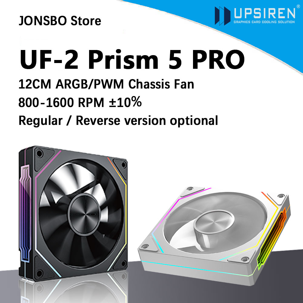 UPSIREN UF-2 PRISM 5 PRO 12 СМ – обзор и цена Pc Case Fan