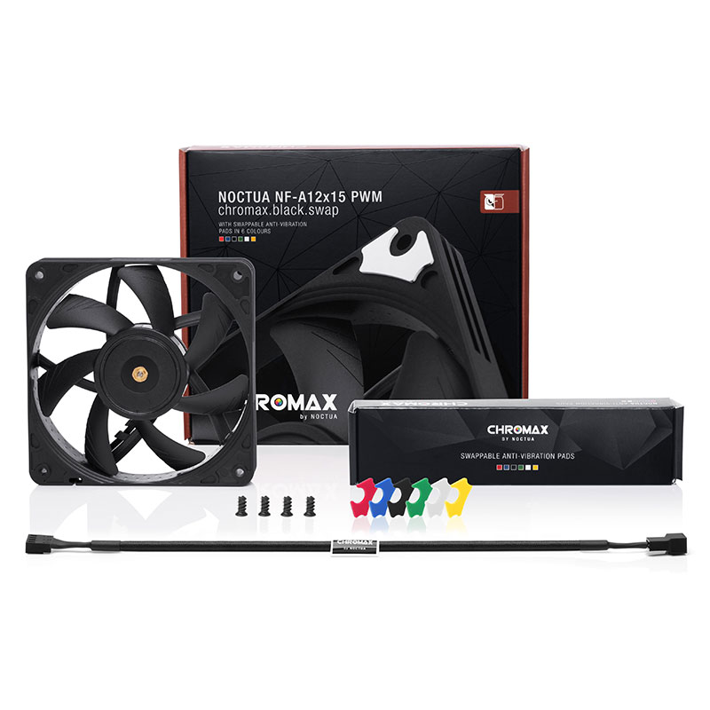 Noctua NF-A12x15 PWM Chromax.b – обзор и цена Pc Case Fan