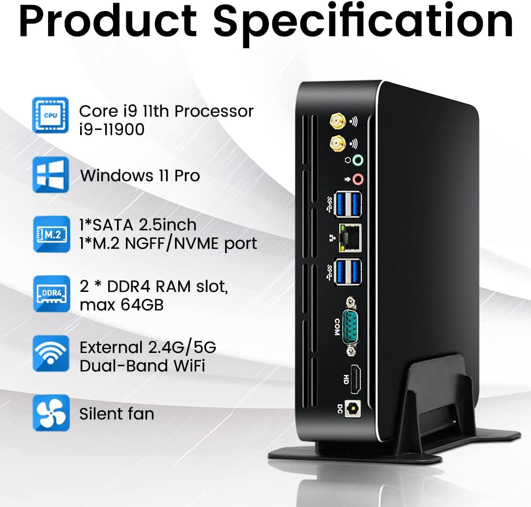 Мини-ПК Partaker 11-го поколен – обзор и цена Pc Gaming Core I5