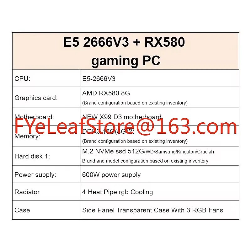 Игровой ПК E5 2666V3 RX580, го – обзор и цена Pc Gaming Prebuilt