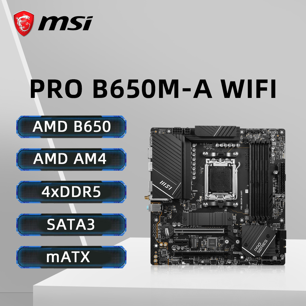 MSI PRO B650M-A WIFI Материнск – обзор и цена Pc Gaming Core I5