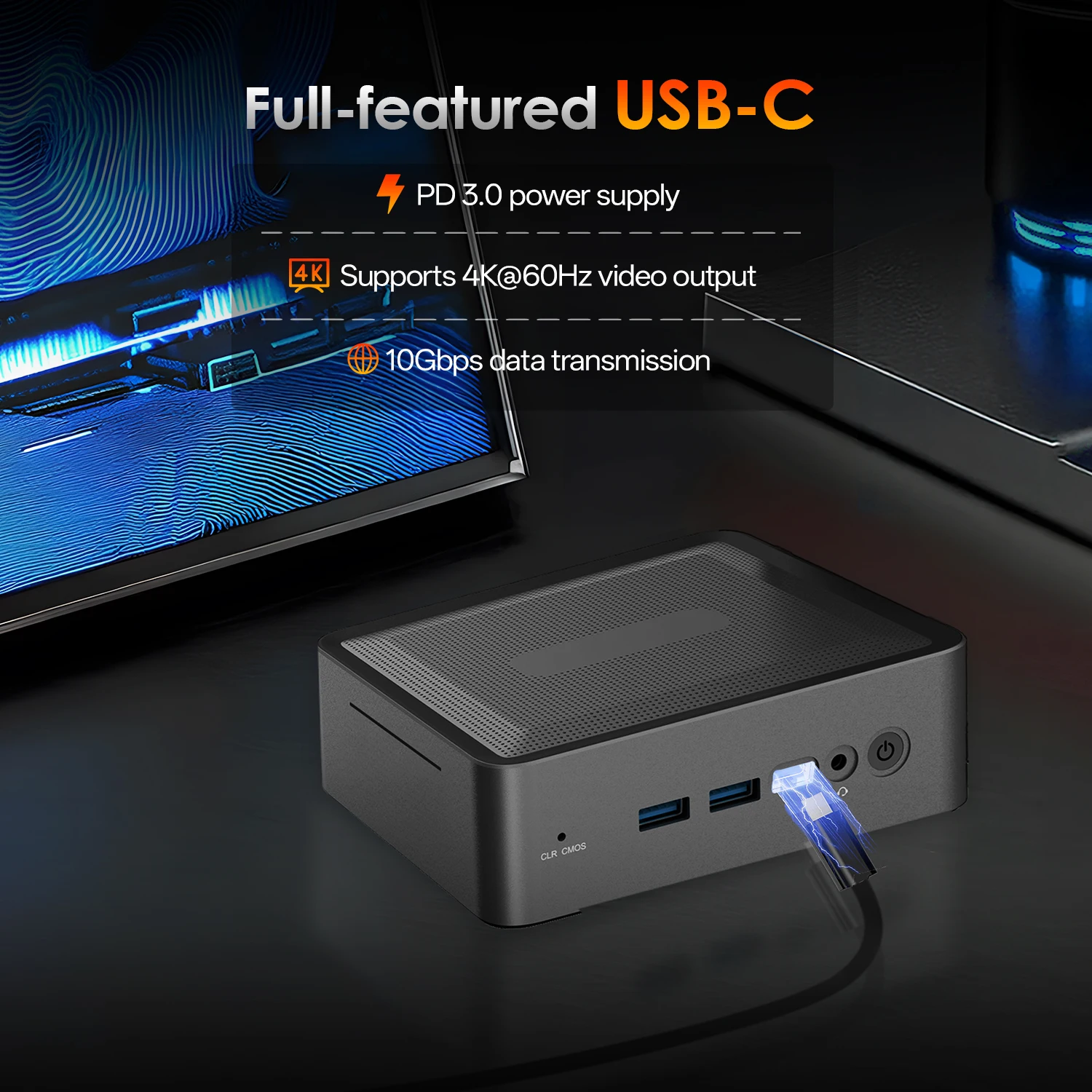 Мини-ПК U58 Ryzen 7 5825U с Wi – обзор и цена Pc Gaming Windows 7