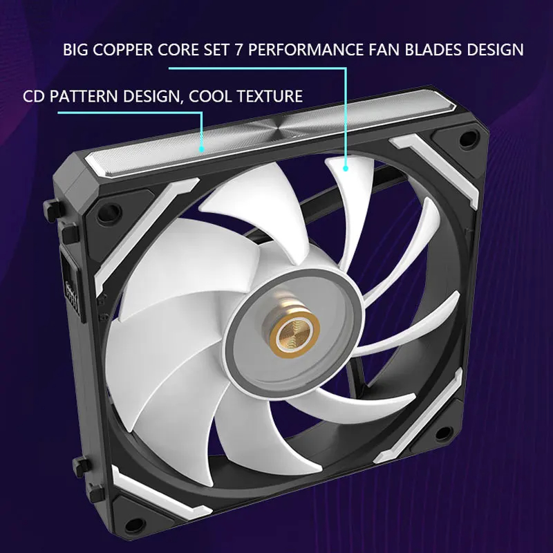 UPSIREN WF-120 ARGB PWM 3 шт.  – обзор и цена Pc Case Fan